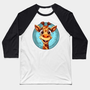 Giraffe Baseball T-Shirt